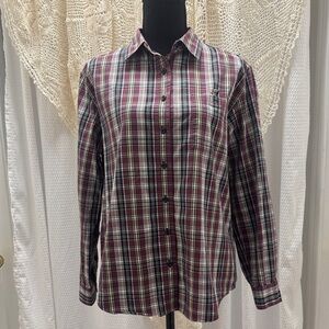 Women’s Carolina Colours Plaid Button Down Shirt